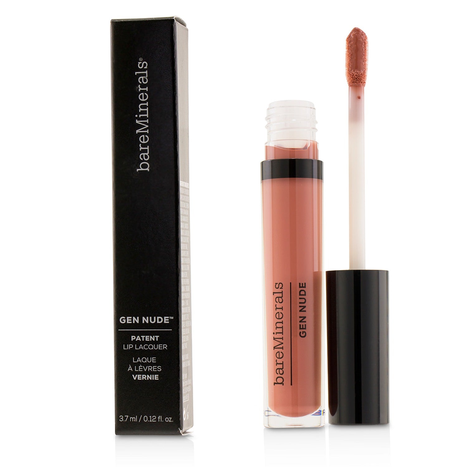 BareMinerals/ベアミネラル+ゲン ヌード パテント リップ ラッカー+3.7ml/0.12oz+# Dahling ブランドコスメ